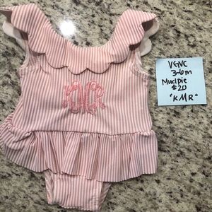 KMR monogrammed swimsuit